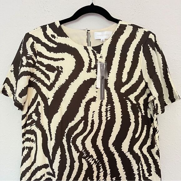 Anthropologie Corey Lynn Calter Zebra Maxi Dress NEW Size Small - Picture 5 of 9